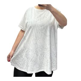 футболка жіноча 25010 white р.54-64 "Elena&Vika" недорого оптом від прямого постачальника