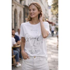 футболка жіноча 25033 white р.46-50 "Elena&Vika" недорого оптом від прямого постачальника