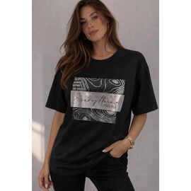 футболка жіноча 25036 black р.46-50 "Elena&Vika" недорого оптом від прямого постачальника