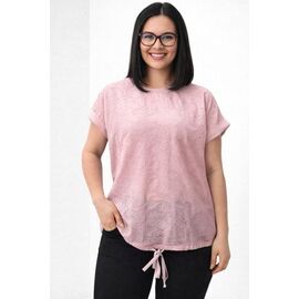 футболка жіноча 25044 pink р.48-56 "Elena&Vika" недорого оптом від прямого постачальника