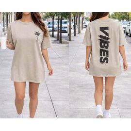 футболка жіноча 25077 beige р.50-54 "Elena&Vika" недорого оптом від прямого постачальника