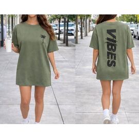 футболка жіноча 25077 khaki р.50-54 "Elena&Vika" недорого оптом від прямого постачальника