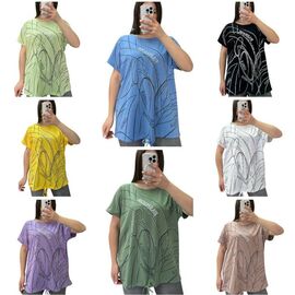 футболка жіноча 25315 yellow р.52-56 "Elena&Vika" недорого оптом від прямого постачальника