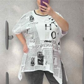 футболка жіноча 25319 white р.54-58 "Elena&Vika" недорого оптом від прямого постачальника