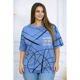 футболка жіноча 26009 l.blue р.54-58 "Elena&Vika" недорого оптом від прямого постачальника