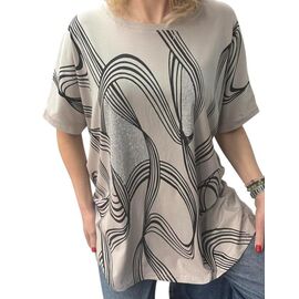 футболка жіноча 26010 grey р.54-58 "Elena&Vika" недорого оптом від прямого постачальника