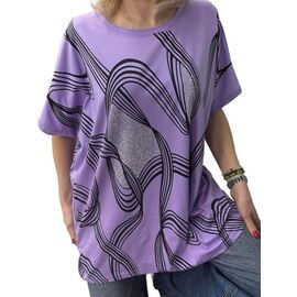 футболка жіноча 26010 lilac р.54-58 "Elena&Vika" недорого оптом від прямого постачальника