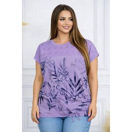 футболка жіноча 26012 lilac р.54-58 "Elena&Vika" недорого оптом від прямого постачальника