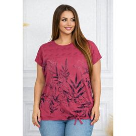 футболка жіноча 26012 wine р.54-58 "Elena&Vika" недорого оптом від прямого постачальника