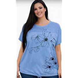 футболка жіноча 26013 l.blue р.54-58 "Elena&Vika" недорого оптом від прямого постачальника