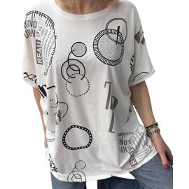 футболка жіноча 26014 white р.54-58 "Elena&Vika" недорого оптом від прямого постачальника