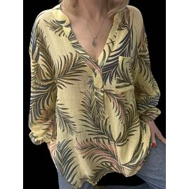 Сорочка жіноча 26023 yellow р.50-56 "Elena&Vika" недорого оптом від прямого постачальника