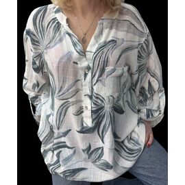 Сорочка жіноча 26024 white р.50-56 "Elena&Vika" недорого оптом від прямого постачальника