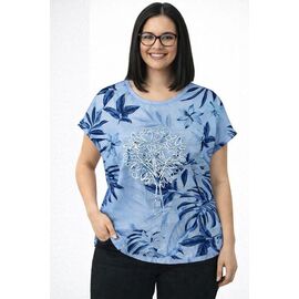 футболка жіноча 26025 l.blue р.50-56 "Elena&Vika" недорого оптом від прямого постачальника