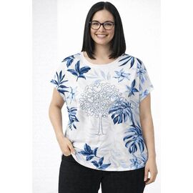 футболка жіноча 26025 white р.50-56 "Elena&Vika" недорого оптом від прямого постачальника