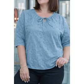 Жіноча блузка 26027 l.blue р.52-54 "Elena&Vika" недорого оптом від прямого постачальника