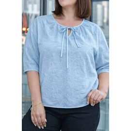 Жіноча блузка 26029 l.blue р.52-54 "Elena&Vika" недорого оптом від прямого постачальника