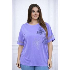 футболка жіноча 26034 lilac р.58-62 "Elena&Vika" недорого оптом від прямого постачальника