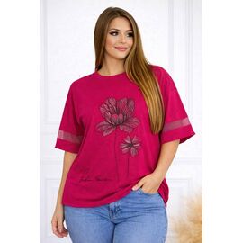 футболка жіноча 26035 crimson р.58-62 "Elena&Vika" недорого оптом від прямого постачальника