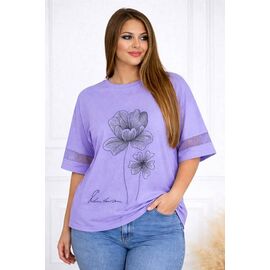 футболка жіноча 26035 lilac р.58-62 "Elena&Vika" недорого оптом від прямого постачальника