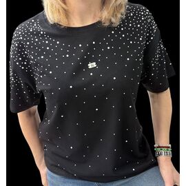 футболка жіноча 26108 black р.46-50 "Elena&Vika" недорого оптом від прямого постачальника