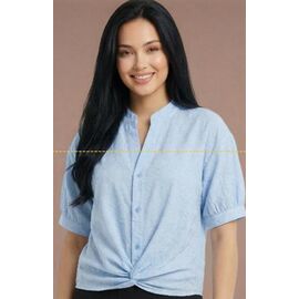 Сорочка жіноча літня 26119 l.blue р.50-52 "Elena&Vika" недорого оптом від прямого постачальника