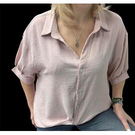 Сорочка жіноча літня 26120 beige р.48-52 "Elena&Vika" недорого оптом від прямого постачальника