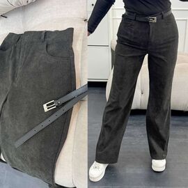 Жіночі штани 9072 d.grey р.42-52 "LINDA" недорого оптом від прямого постачальника