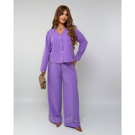 Фотография Костюм двойка женский креп костюмка  размеры 46-60 "LADA" недорого от прямого поставщик