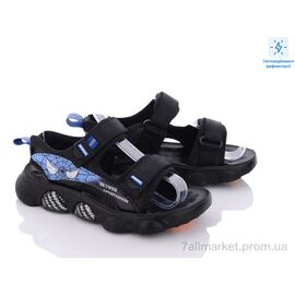 Фотография Сандалии детские летние Лето A08-3B (6 пар р.32-37) "Ok Shoes" недорого оптом от прямого поставщика