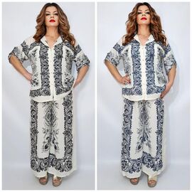 Фотография Костюм женский 2367 mix р.52-56 "ITALIA" недорого оптом от прямого поставщика