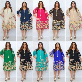 Сукня літня жіноча 2361 mix р.50-54 "ITALIA" недорого оптом від прямого постачальника