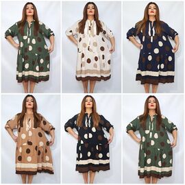 Сукня літня жіноча 2355 mix р.52-56 "ITALIA" недорого оптом від прямого постачальника