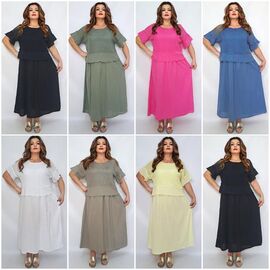 Фотография Костюм женский 2366 mix р.52-56 "ITALIA" недорого оптом от прямого поставщика