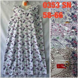 Нічня жіноча 0353SN mix р.58-66 "SHELLY" недорого оптом від прямого постачальника