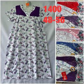 Нічня жіноча 1400 mix р.48-56 "SHELLY" недорого оптом від прямого постачальника