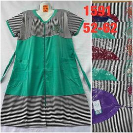 Халат жіночий 1591 mix р.52-62 "SHELLY" недорого оптом від прямого постачальника