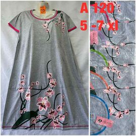 Нічня жіноча A120 mix р.5XL-7XL "SHELLY" недорого оптом від прямого постачальника