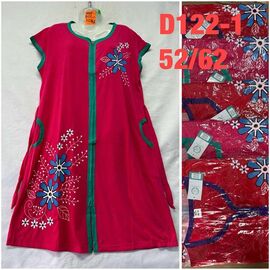 Халат жіночий D122-1 mix р.52-62 "SHELLY" недорого оптом від прямого постачальника