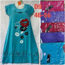 Нічня жіноча D9 mix р.46-56 "SHELLY" недорого оптом від прямого постачальника