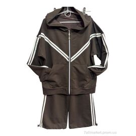 Фотография Спортивный костюм детский Весна/осень 007-2 brown (5 шт. р.сетка 128-152) "Steysi" недорого оптом от прямого поставщика