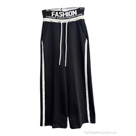 Фотография Брюки детские спортивные Весна/осень 012-1 black (6 шт. р.сетка 128-152) "Steysi" недорого оптом от прямого поставщика