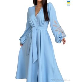 Фотография Платье женское Весна/осень 7507 блакитний (6 шт. р.сетка S-3XL) "Alisa Brand" недорого оптом от прямого поставщика