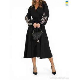 Фотография Платье женское Весна/осень 7507 чорний (6 шт. р.сетка S-3XL) "Alisa Brand" недорого оптом от прямого поставщика