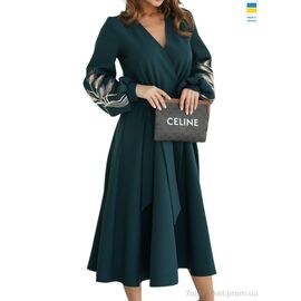 Фотография Платье женское Весна/осень 7507 зелений (6 шт. р.сетка S-3XL) "Alisa Brand" недорого оптом от прямого поставщика