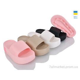 Фотография Шлепки женские облегченные Лето NUO-2021 mix (6 пар р.36-41) "Vladimir" недорого оптом от прямого поставщика