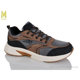 Фотография Кроссовки мужские модные Весна/осень 3370-8 (8 пар р.41-46) "M.Shoes" недорого оптом от прямого поставщика