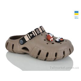 Фотография Кроксы детские летние Лето Гіпаніс П770 бежевий (6 пар р.36-40) "Progress" недорого оптом от прямого поставщика