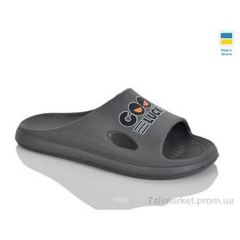 Фотография Шлепки детские летние Лето Крок П80 сірий (6 пар р.36-41) "Progress" недорого оптом от прямого поставщика