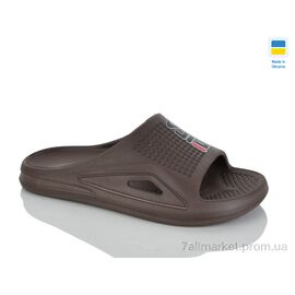 Фотография Шлепки детские летние Лето Крок П110 коричневий (6 пар р.36-41) "Progress" недорого оптом от прямого поставщика